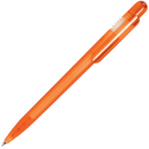 Пластиковые ручки с логотипом модели DUNE FROST - пример.